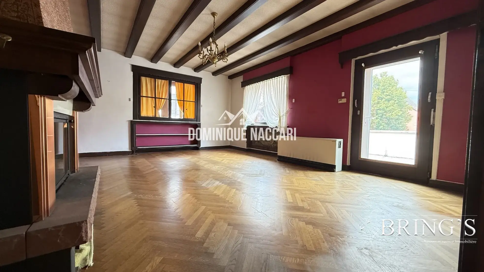 Grande maison de ville à vendre à Orschwihr avec terrasse - Projet de rénovation et potentiel d'aménagement 