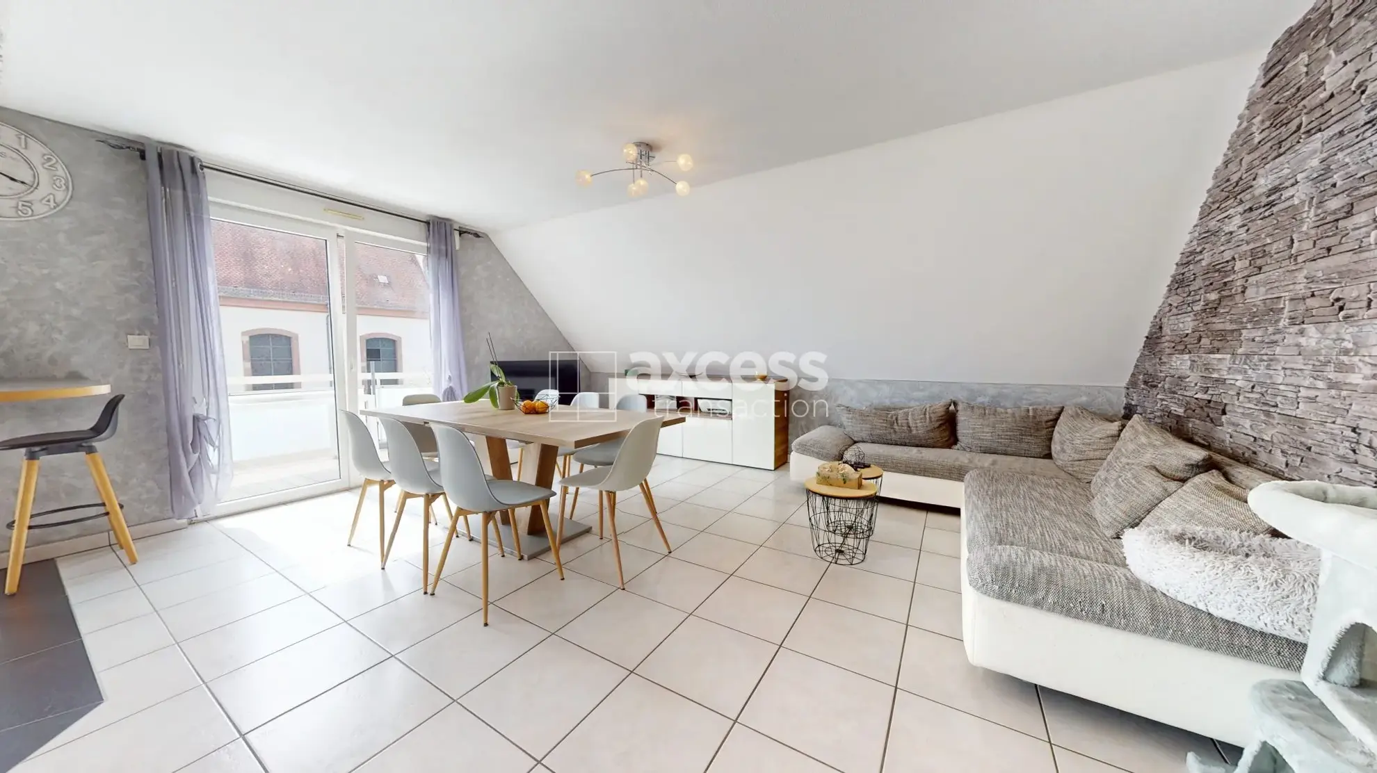 Achat d'un appartement T3 lumineux avec terrasse à Gries – idéal famille 