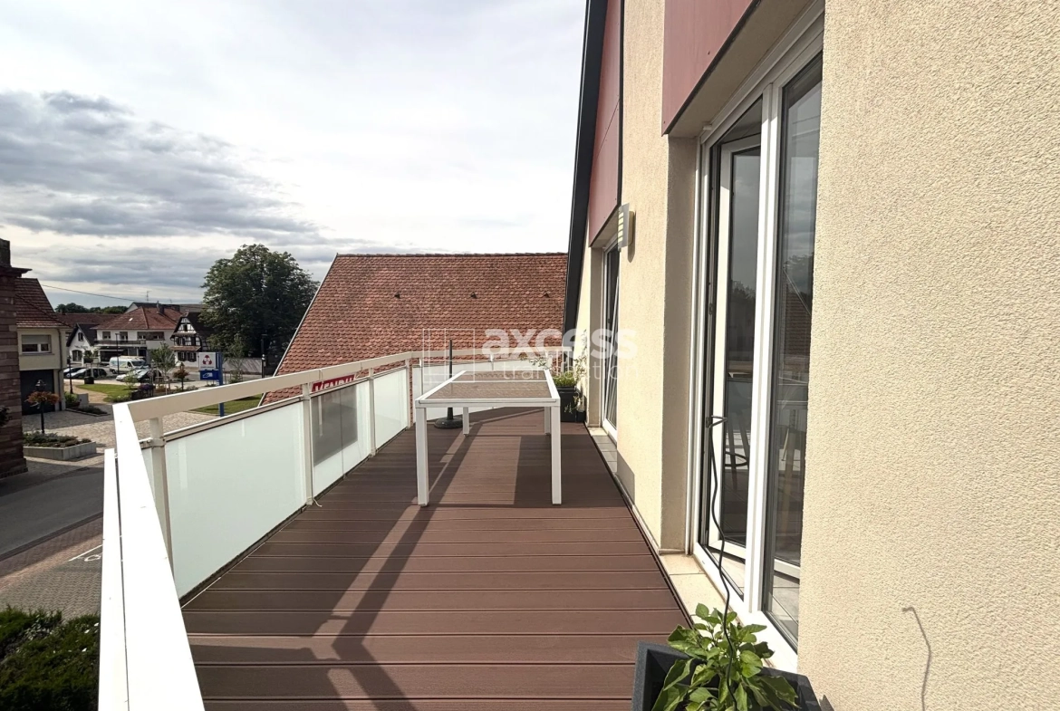Achat d'un appartement T3 lumineux avec terrasse à Gries – idéal famille 