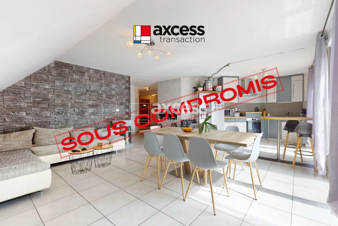 Achat d'un appartement T3 lumineux avec terrasse à Gries – idéal famille 