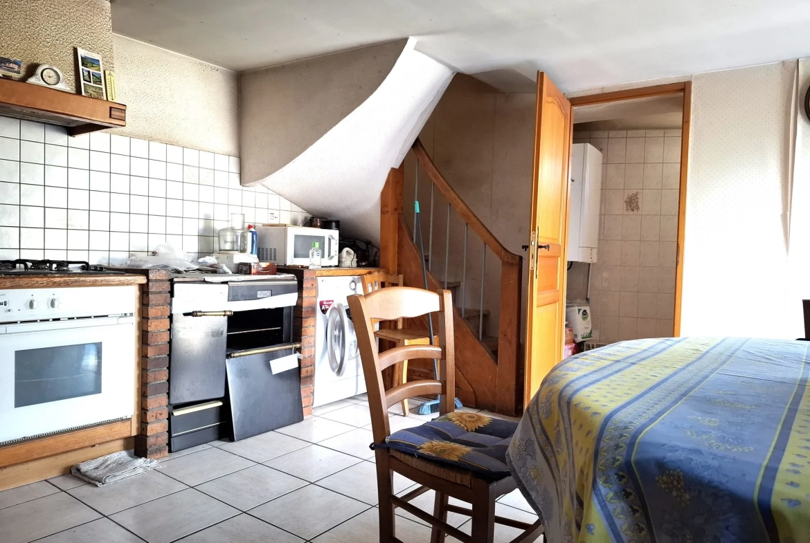 Maison de village de 85 m² avec dépendances à Goncelin - Vue montagne 