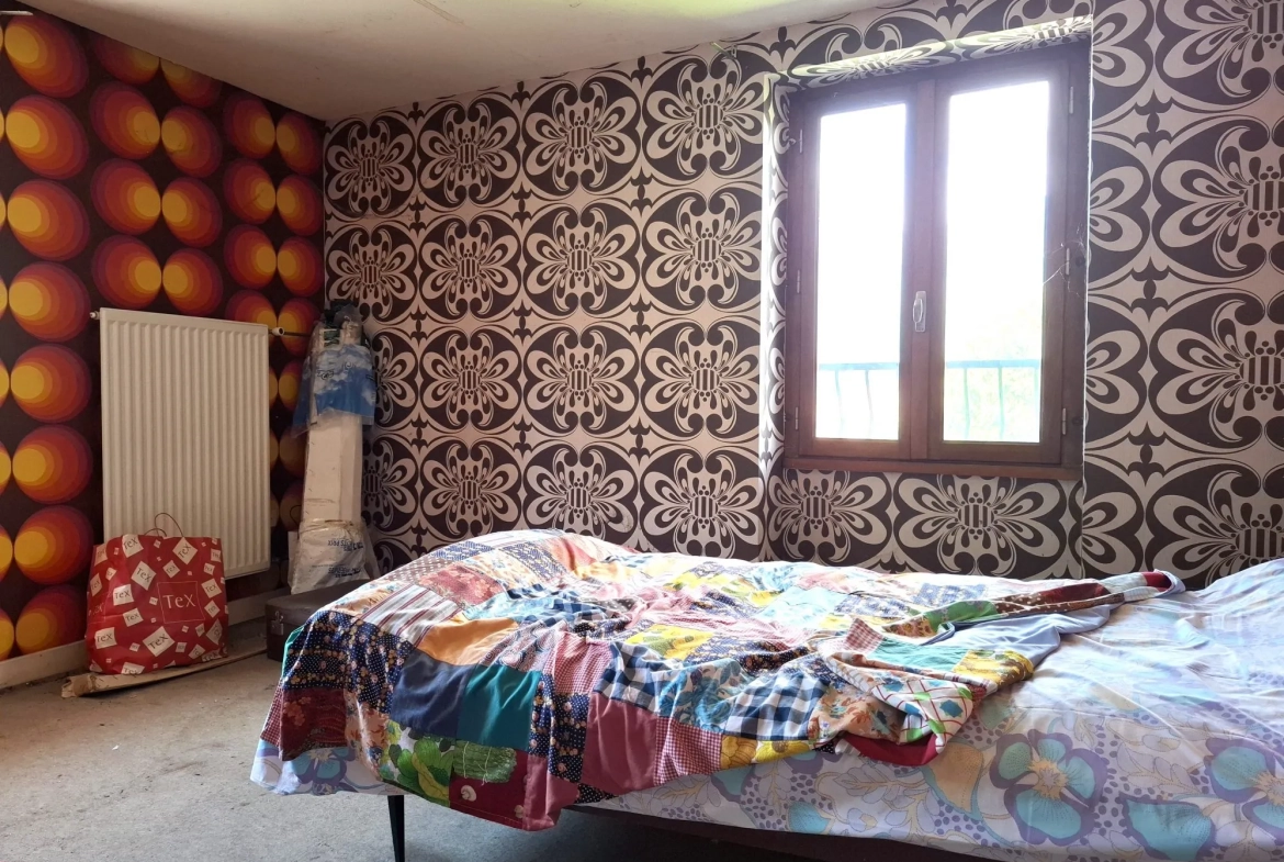 Maison de village de 85 m² avec dépendances à Goncelin - Vue montagne 