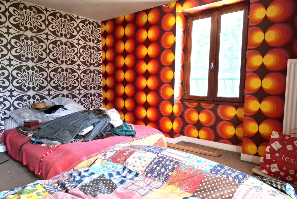 Maison de village de 85 m² avec dépendances à Goncelin - Vue montagne 