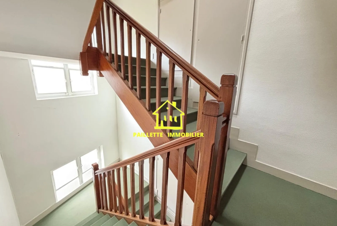 À vendre Appartement T2 lumineux de 61 m² au Havre, plein centre 