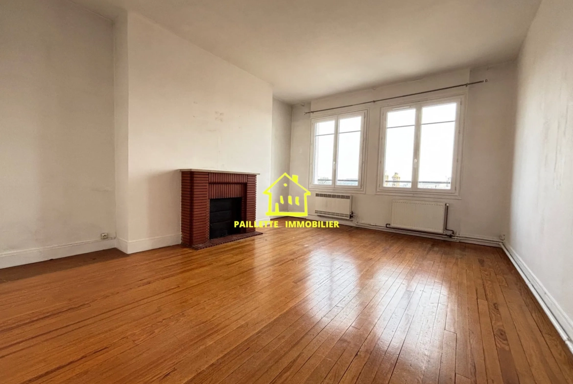 À vendre Appartement T2 lumineux de 61 m² au Havre, plein centre 