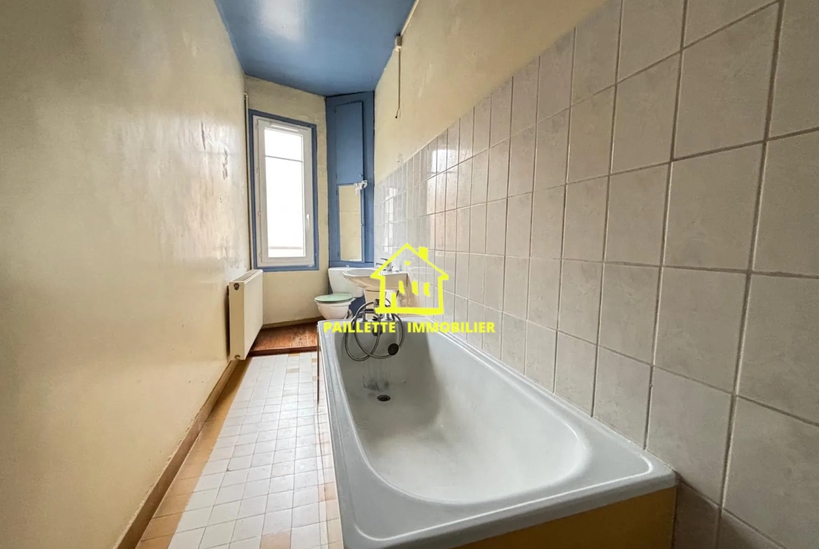 À vendre Appartement T2 lumineux de 61 m² au Havre, plein centre 