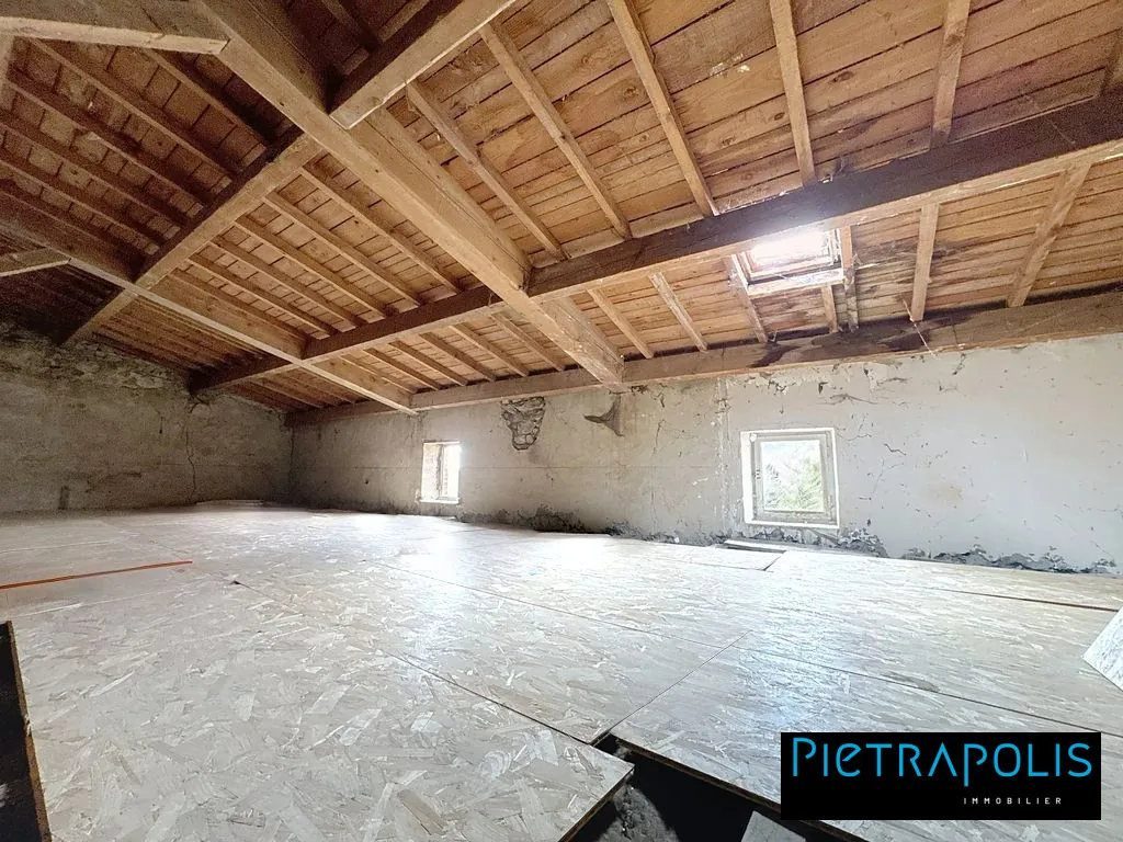 Maison de village à rénover à Saint-Laurent-d'Agny - Centre village 