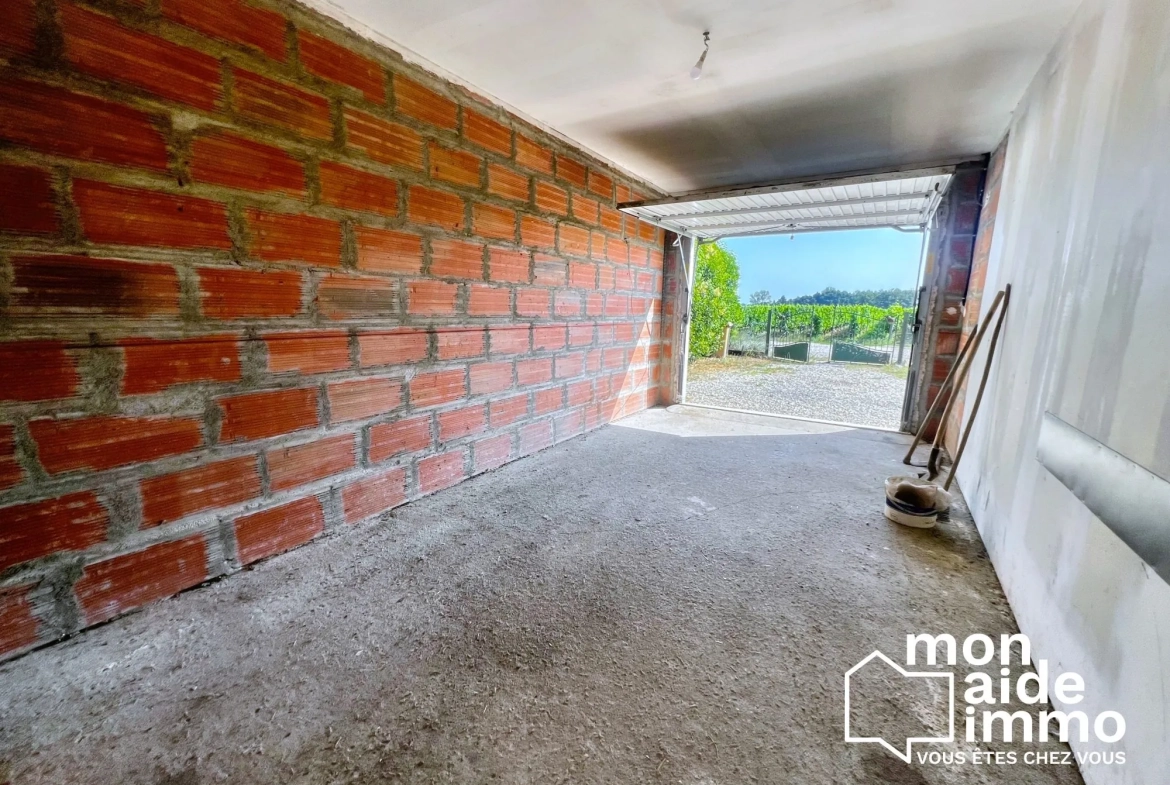 Maison plain-pied 3 chambres avec garage et jardin à Montagne 