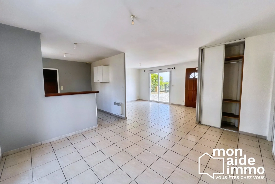 Maison plain-pied 3 chambres avec garage et jardin à Montagne 