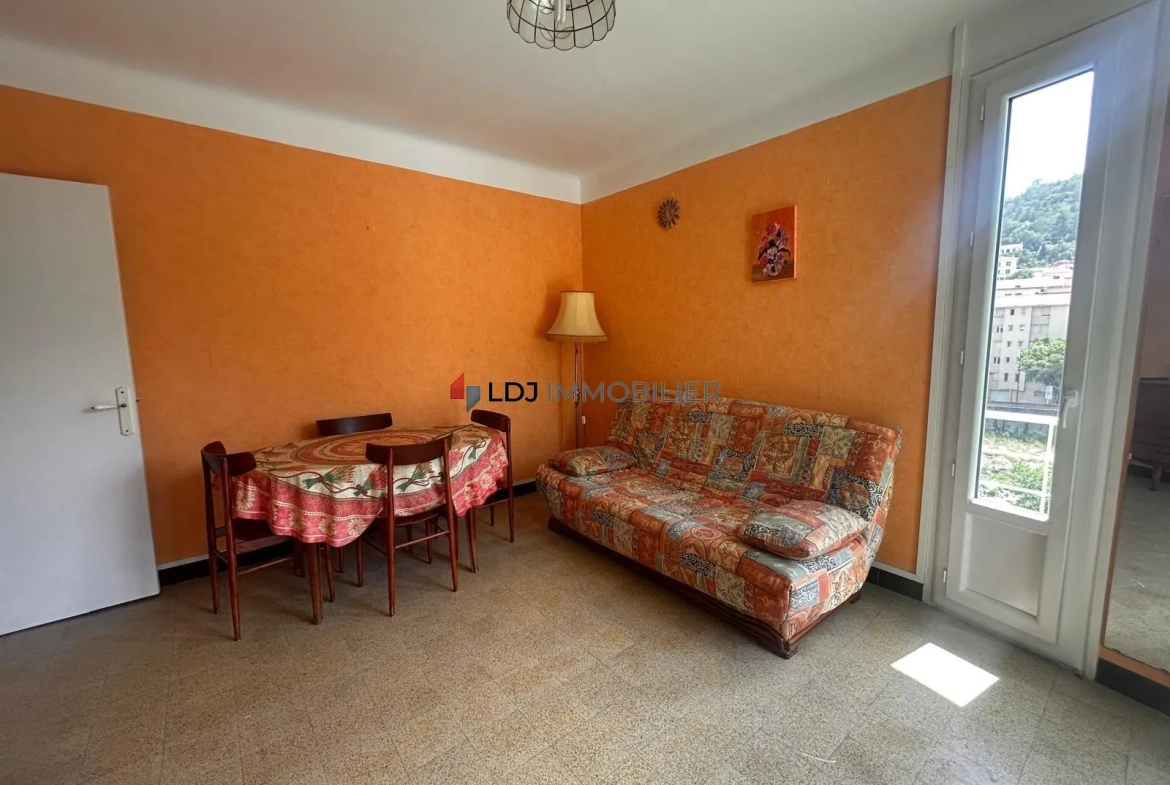 Appartement T2 meublé avec vue dégagée et balcon à Amélie-les-Bains-Palalda 