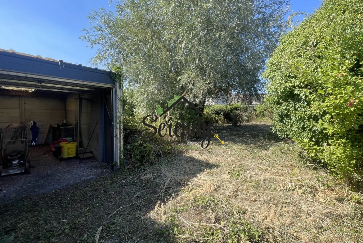 Terrain constructible de 800 m² à Carvin, proche Lille 