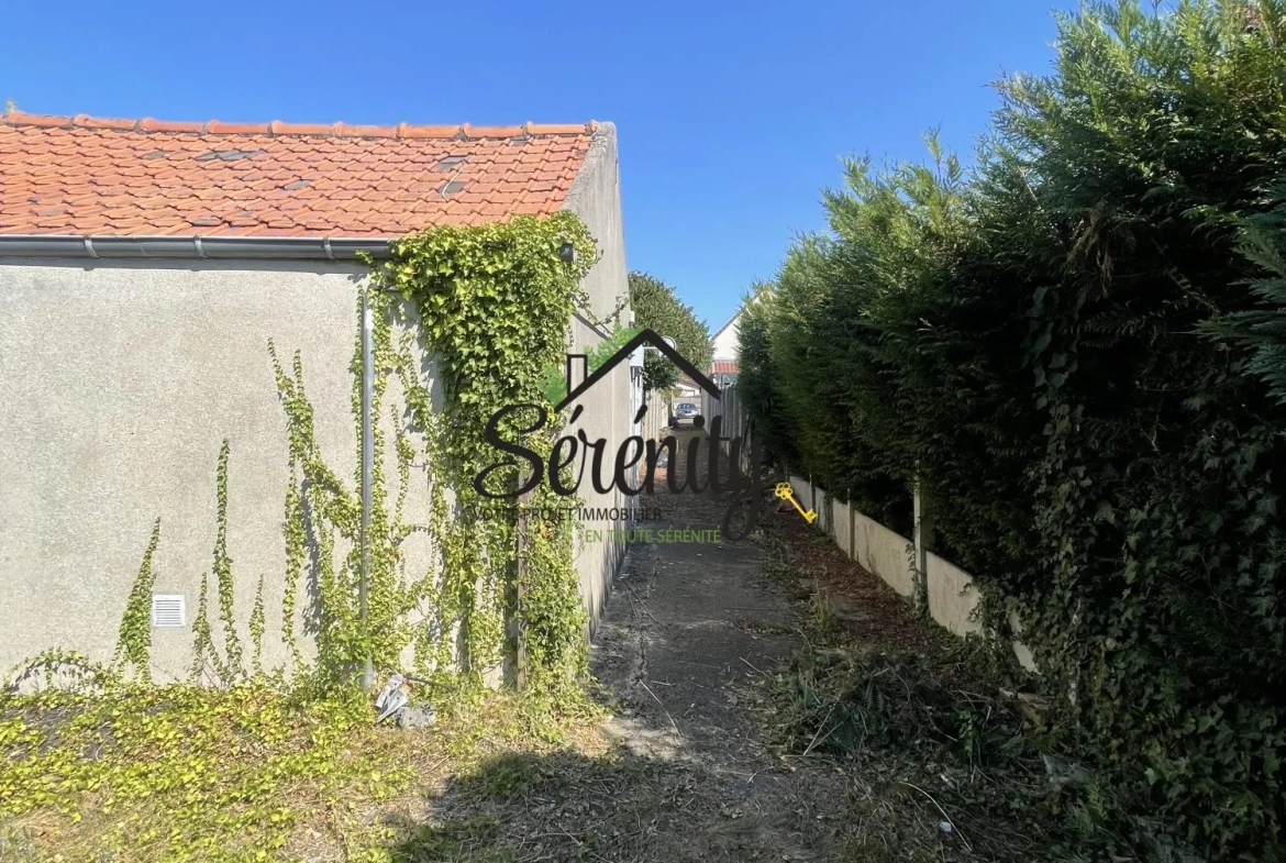 Terrain constructible de 800 m² à Carvin, proche Lille 