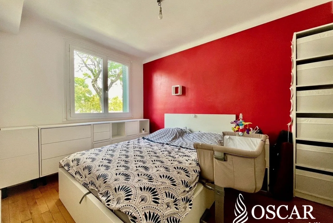 Appartement lumineux de 60 m² avec deux chambres à Chantenay, Nantes 