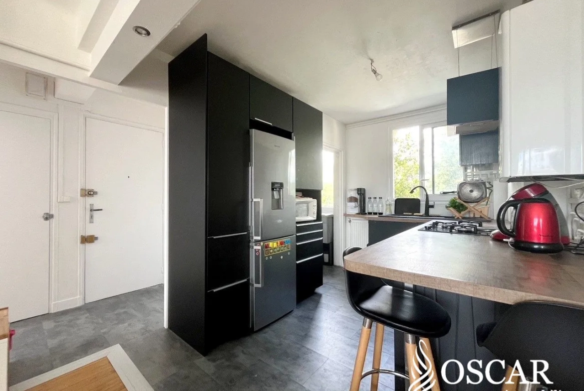 Appartement lumineux de 60 m² avec deux chambres à Chantenay, Nantes 