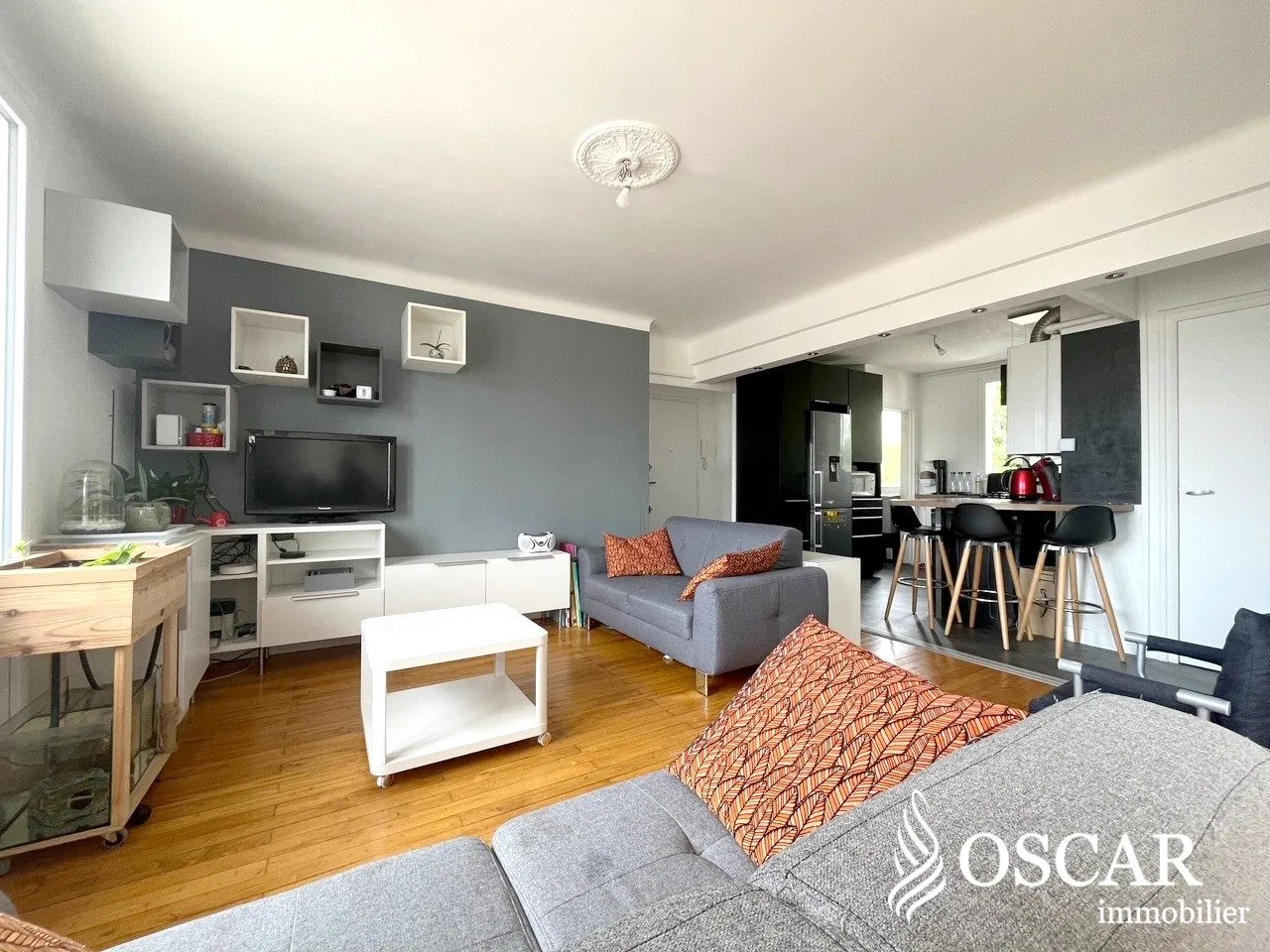 Appartement lumineux de 60 m² avec deux chambres à Chantenay, Nantes 