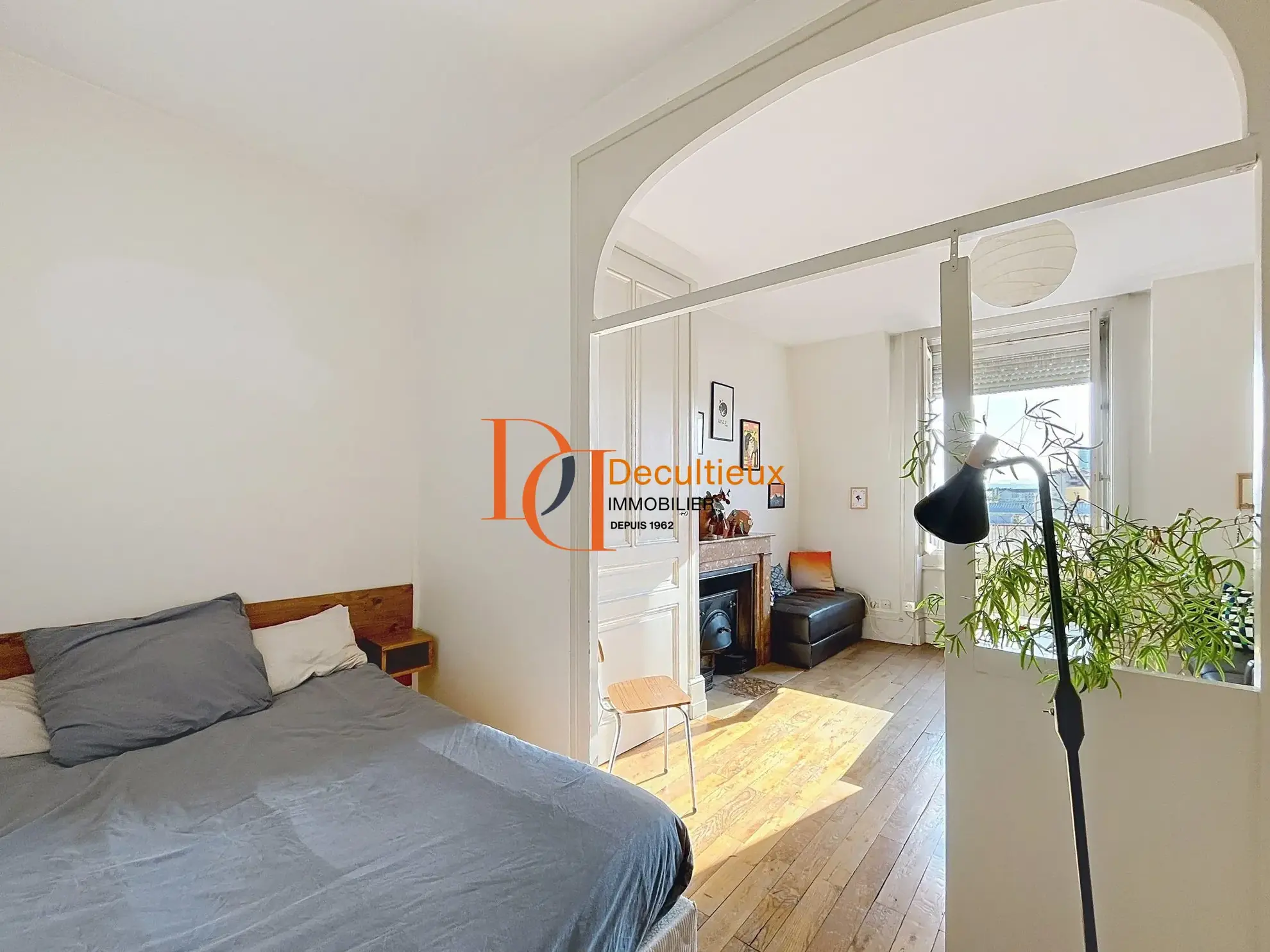 Charmant appartement T1 bis avec balcon à Villeurbanne, proche des Gratte-Ciel 