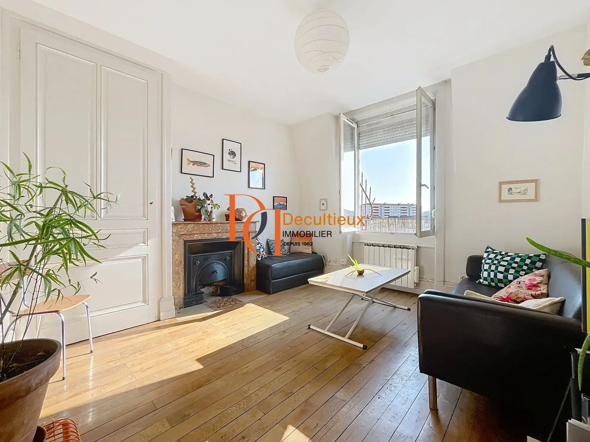 Charmant appartement T1 bis avec balcon à Villeurbanne, proche des Gratte-Ciel 