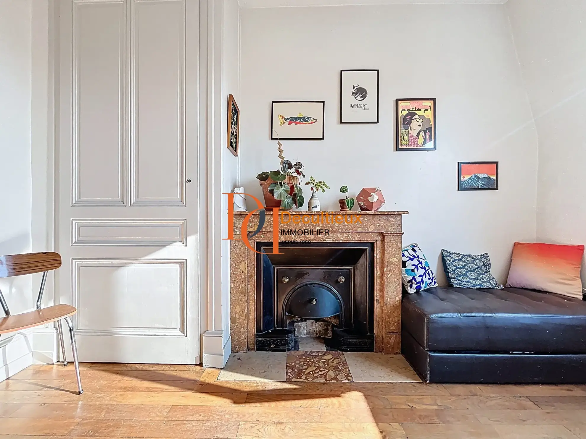 Charmant appartement T1 bis avec balcon à Villeurbanne, proche des Gratte-Ciel 
