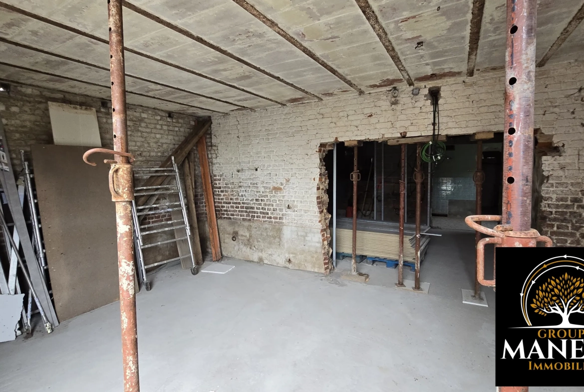 Ancienne grange à rénover proche d'Arras avec jardin de 750 m² 