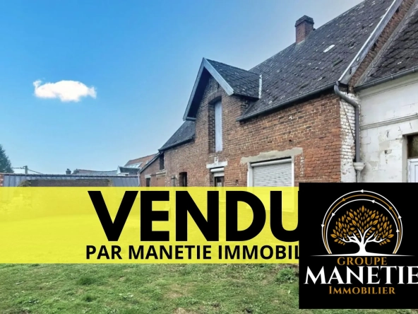 Ancienne grange à rénover proche d'Arras avec jardin de 750 m²
