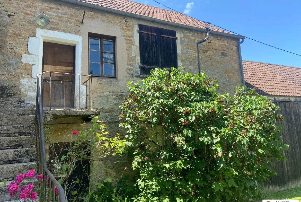 Maison à rénover entre Avallon et Montbard avec jardin et dépendance 