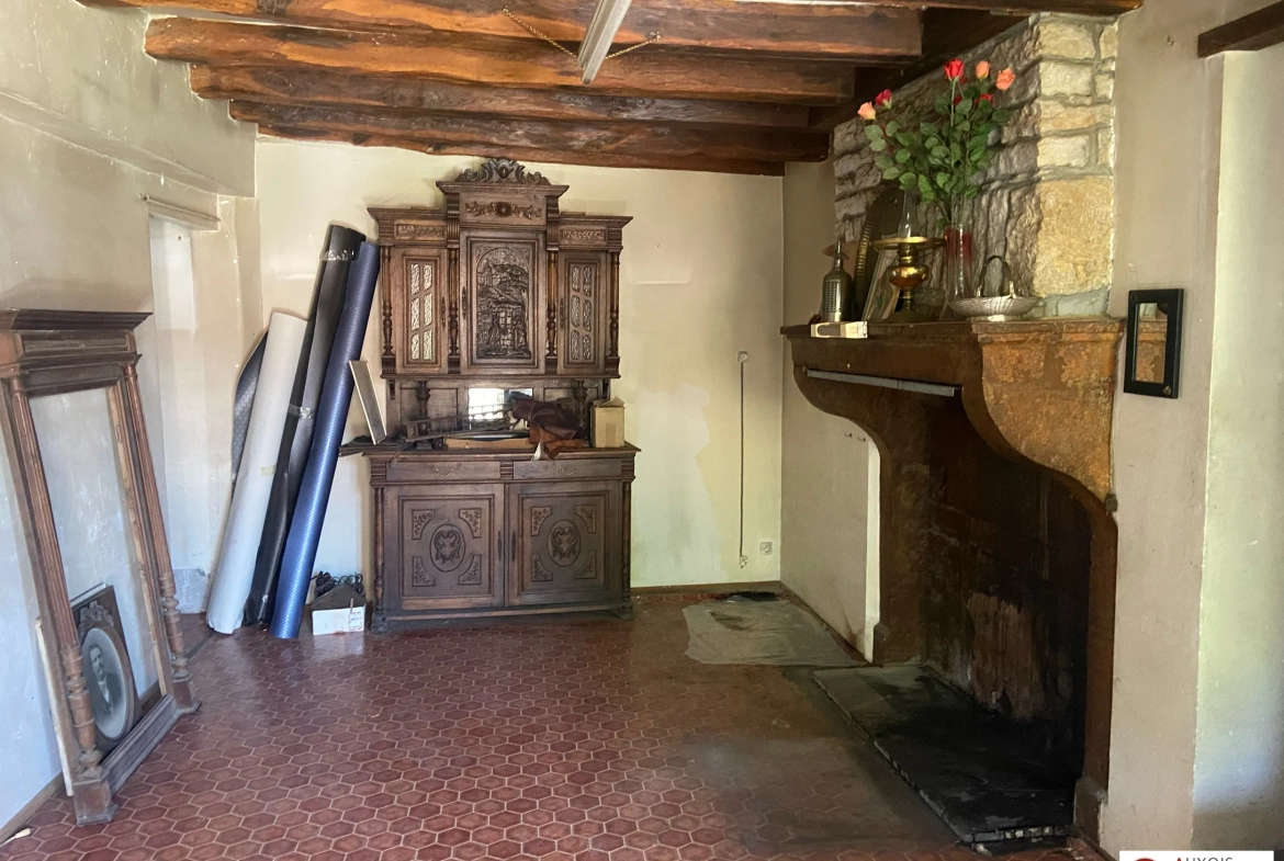 Maison à rénover entre Avallon et Montbard avec jardin et dépendance 