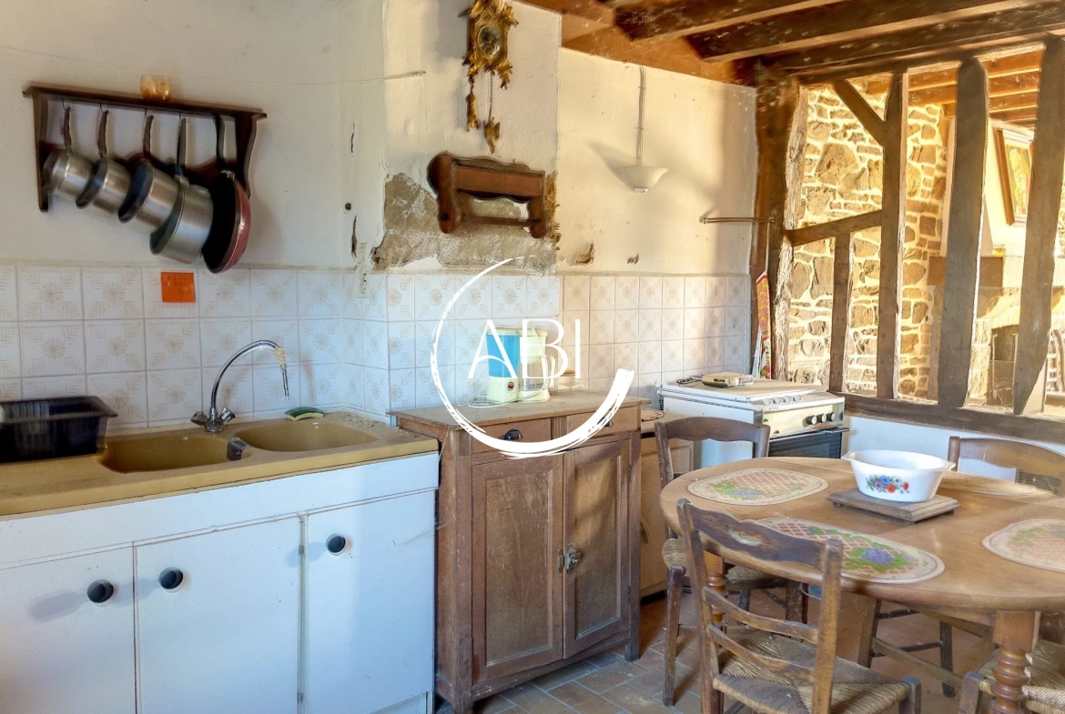 Maison à rénover de 80 m² avec jardin à Banvou 