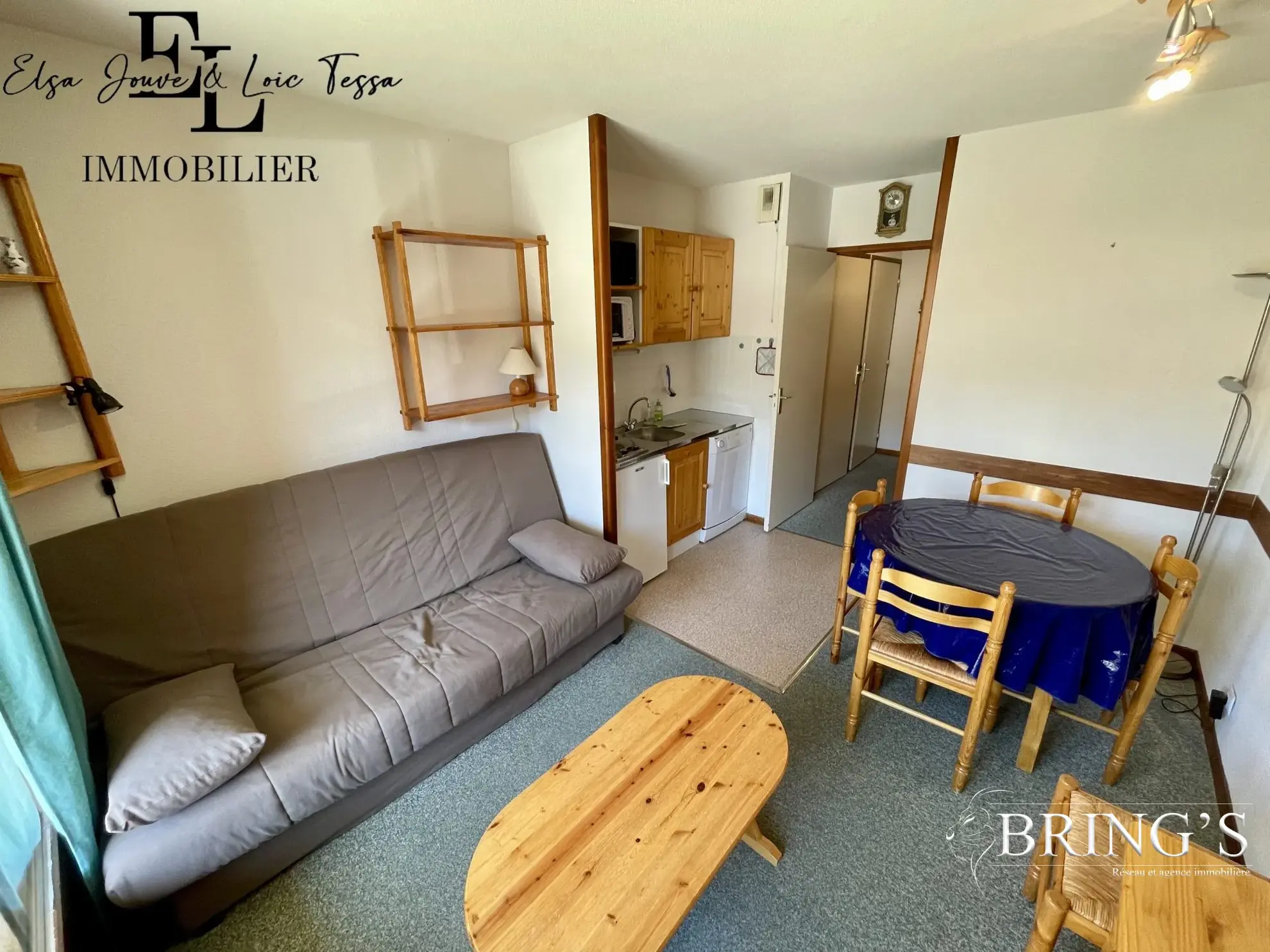 Appartement T2 en pied de pistes à La Joue du Loup - Résidence Le Soleil du Loup 