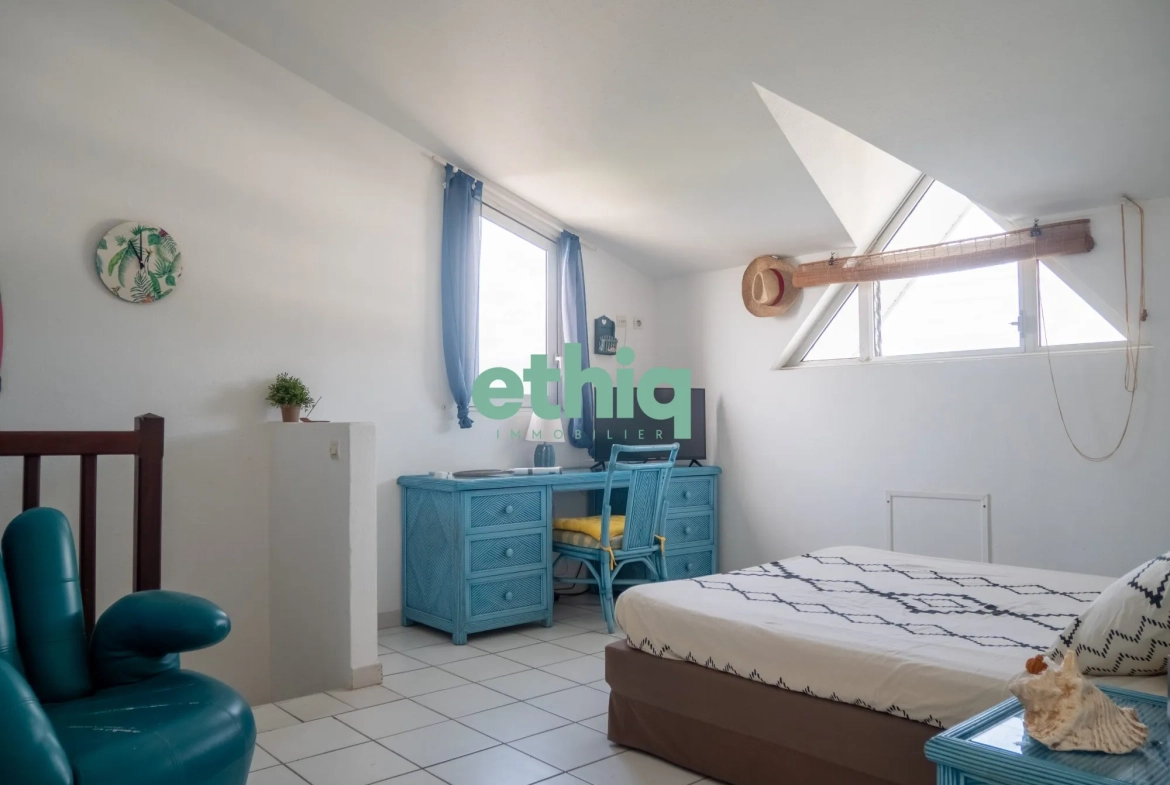 Appartement T1 avec vue mer à vendre au Gosier, résidence Yucca 
