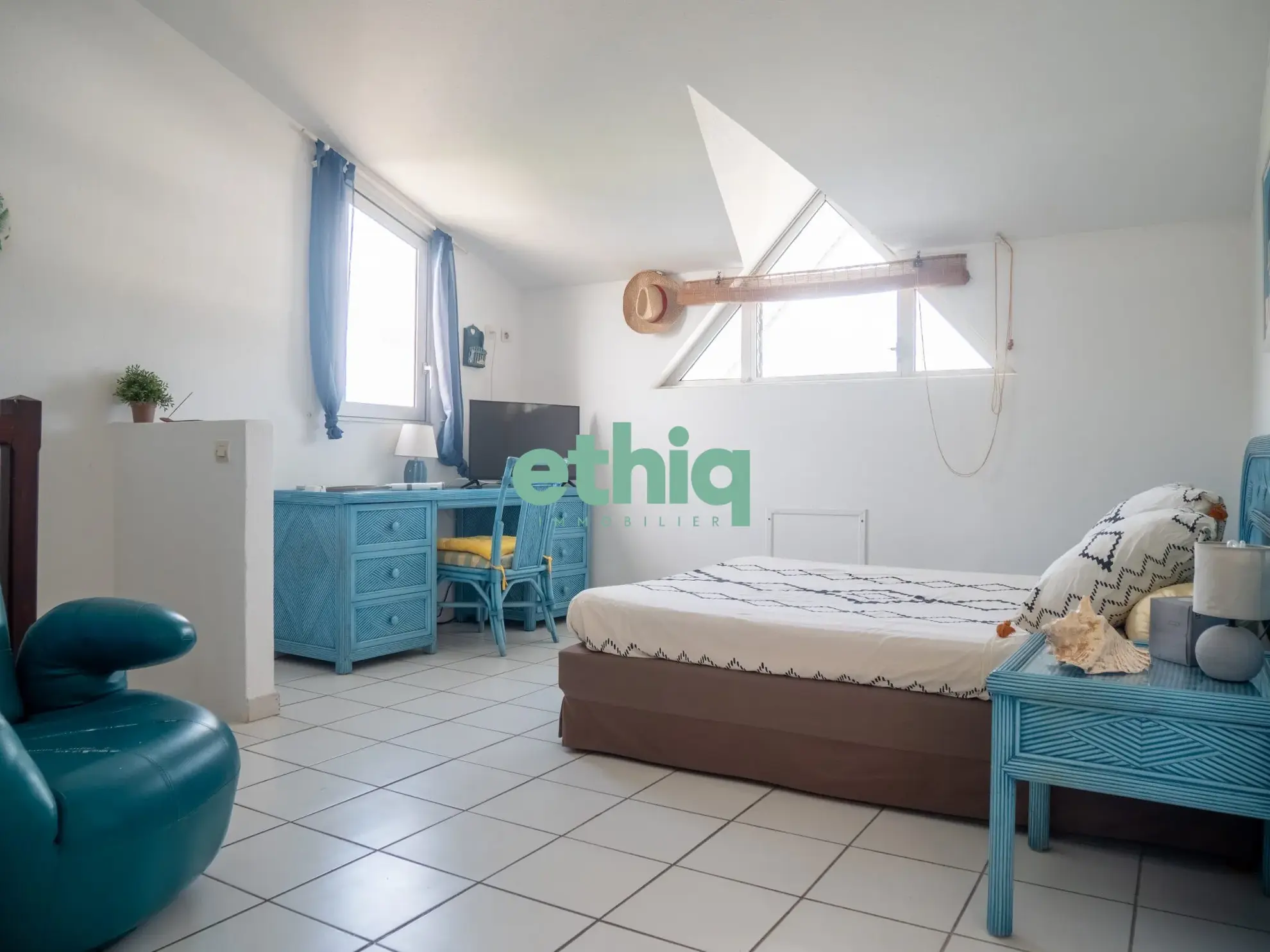 Appartement T1 avec vue mer à vendre au Gosier, résidence Yucca 