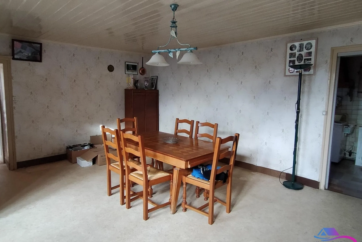 séjour Maison de campagne à rénover avec jardin, calme proche Boussac et Sainte-Sévère-sur-Indre 