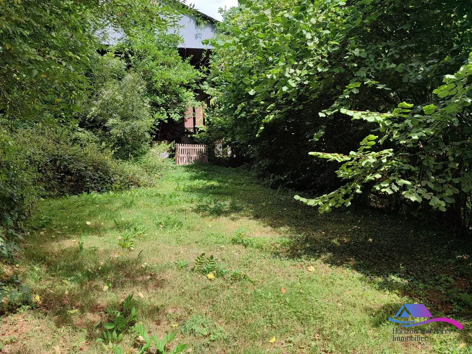 jardin Maison de campagne à rénover avec jardin, calme proche Boussac et Sainte-Sévère-sur-Indre 