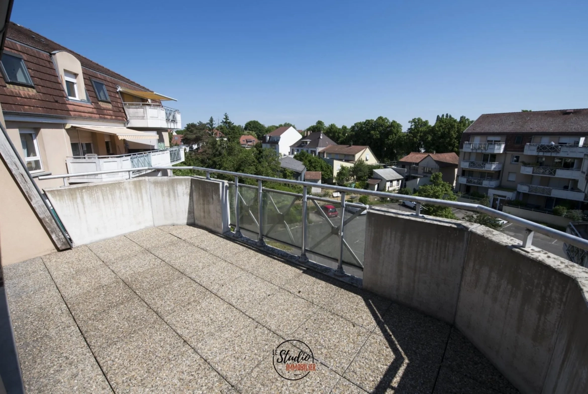 Appartement T2 avec balcon, cave et garage à Haguenau - Prix attractif 