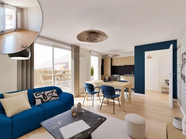 Appartement T2 avec balcon, cave et garage à Haguenau - Prix attractif