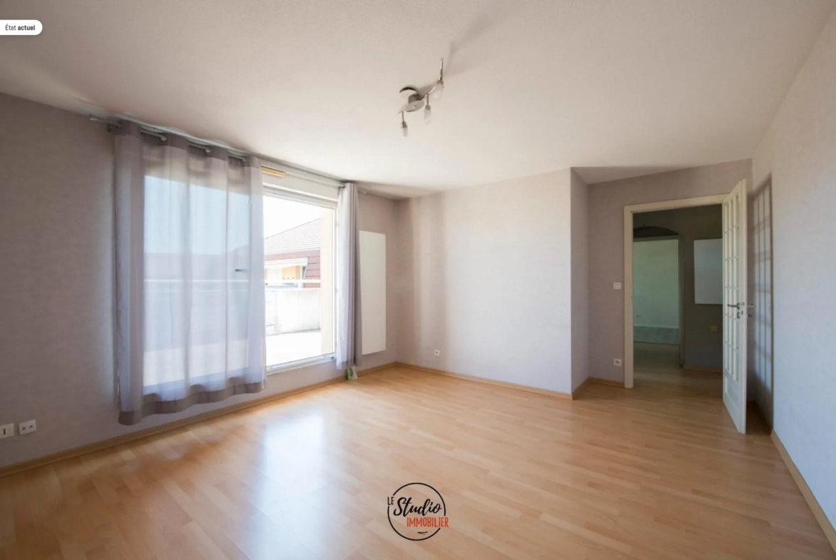 Appartement T2 avec balcon, cave et garage à Haguenau - Prix attractif 