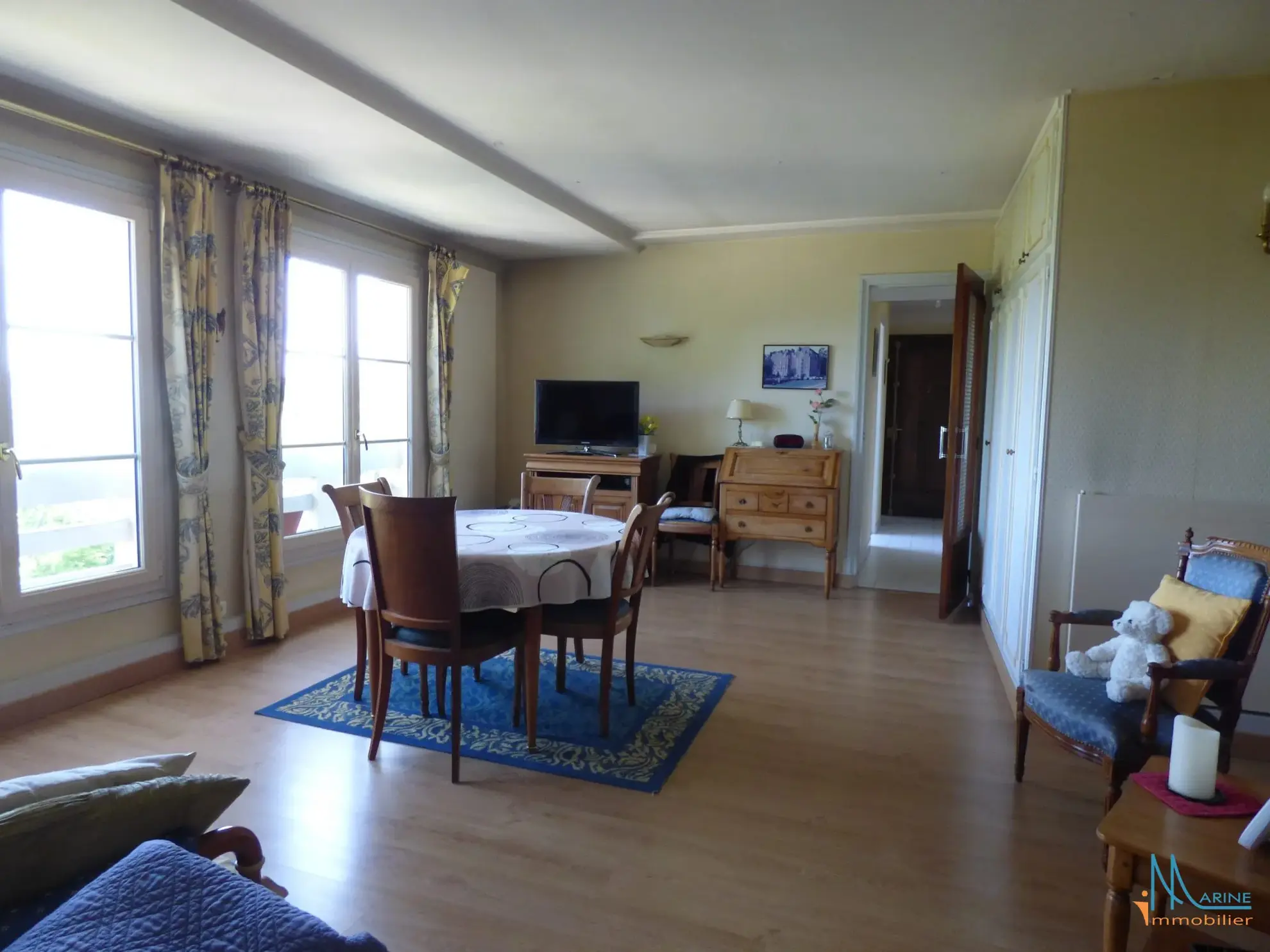 Appartement 3 pièces lumineux proche Dieppe avec garage et cave 