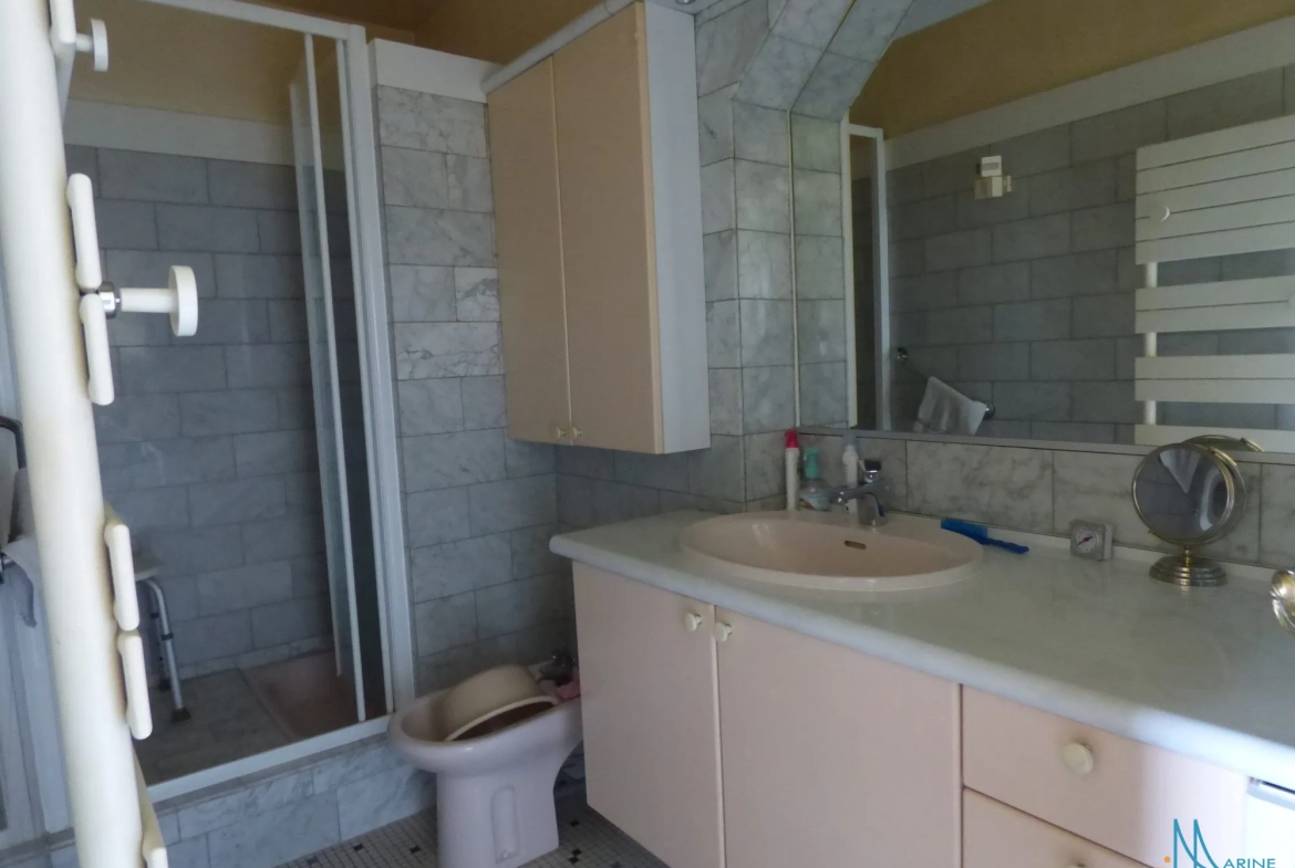 Appartement 3 pièces lumineux proche Dieppe avec garage et cave 