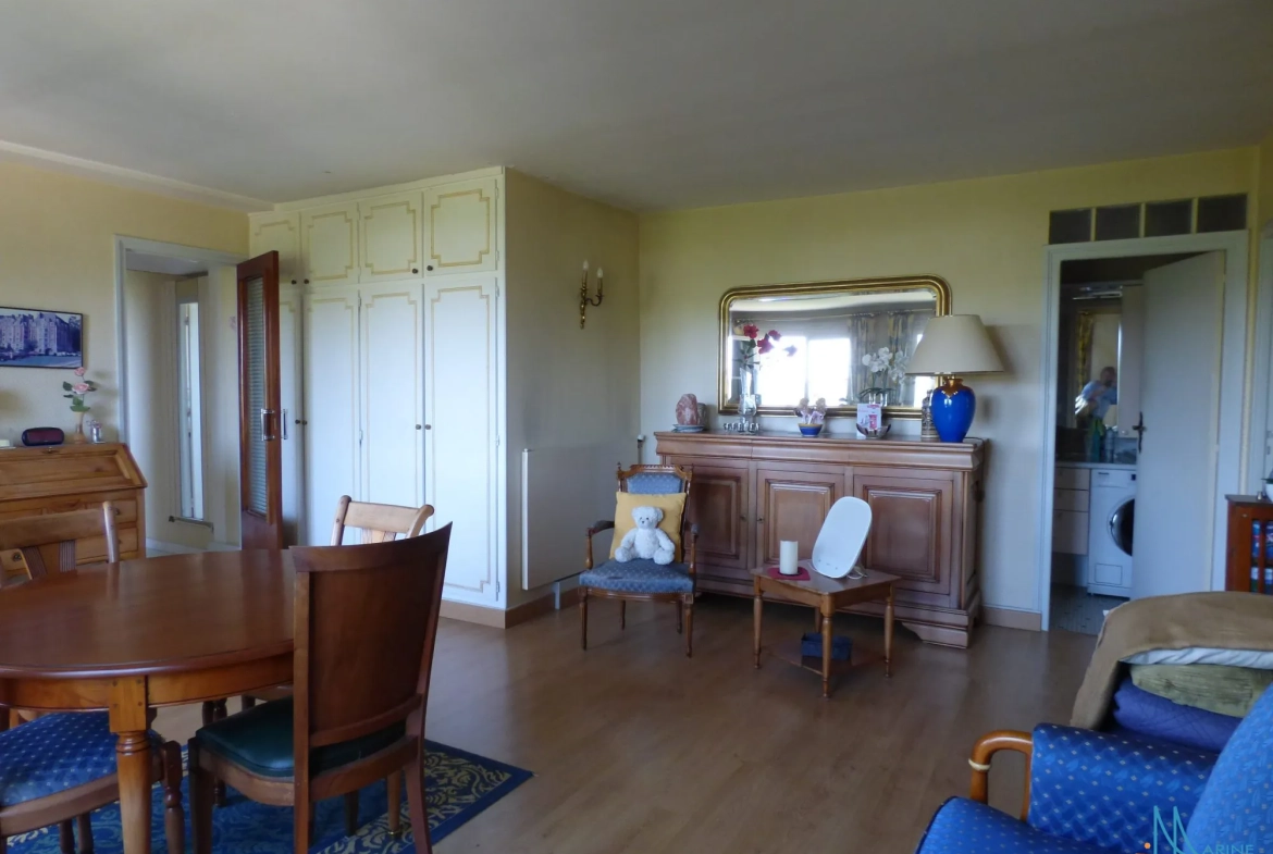 Appartement 3 pièces lumineux proche Dieppe avec garage et cave 