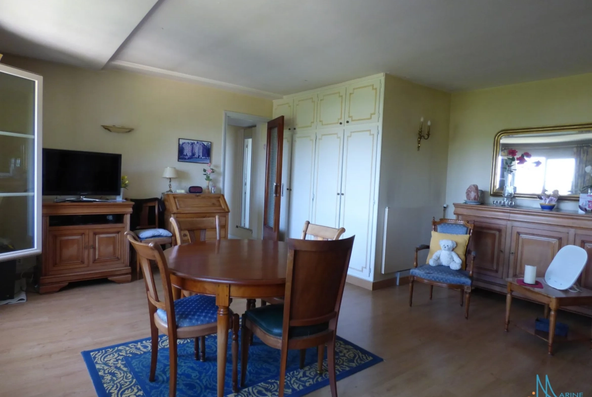 Appartement 3 pièces lumineux proche Dieppe avec garage et cave 