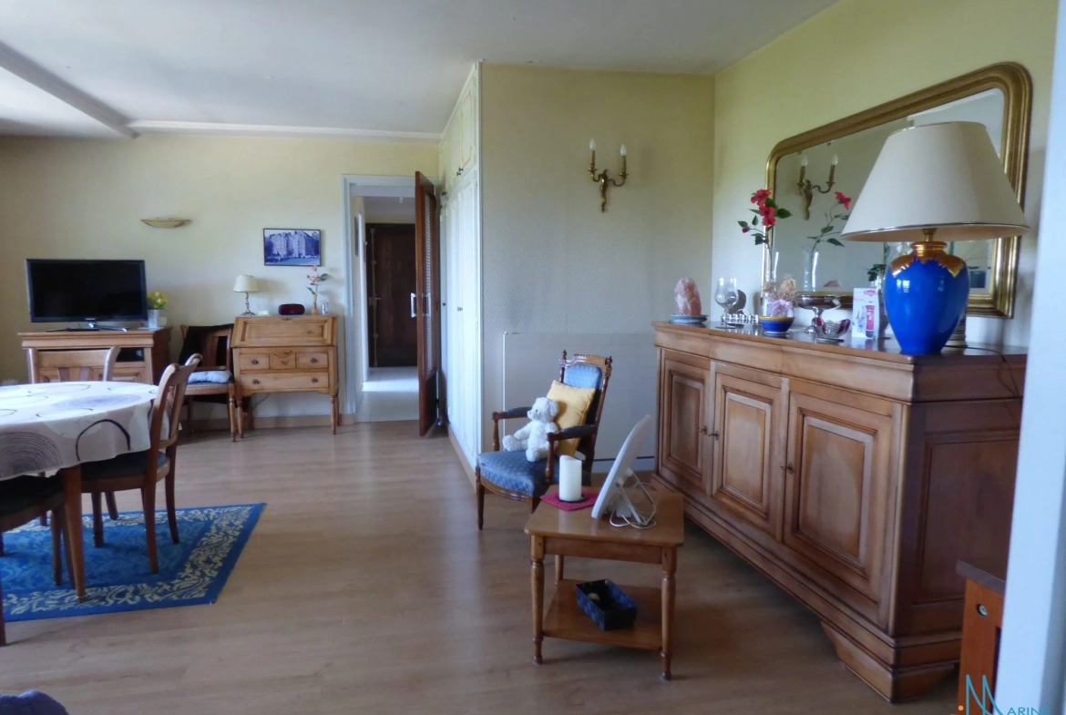 Appartement 3 pièces lumineux proche Dieppe avec garage et cave 