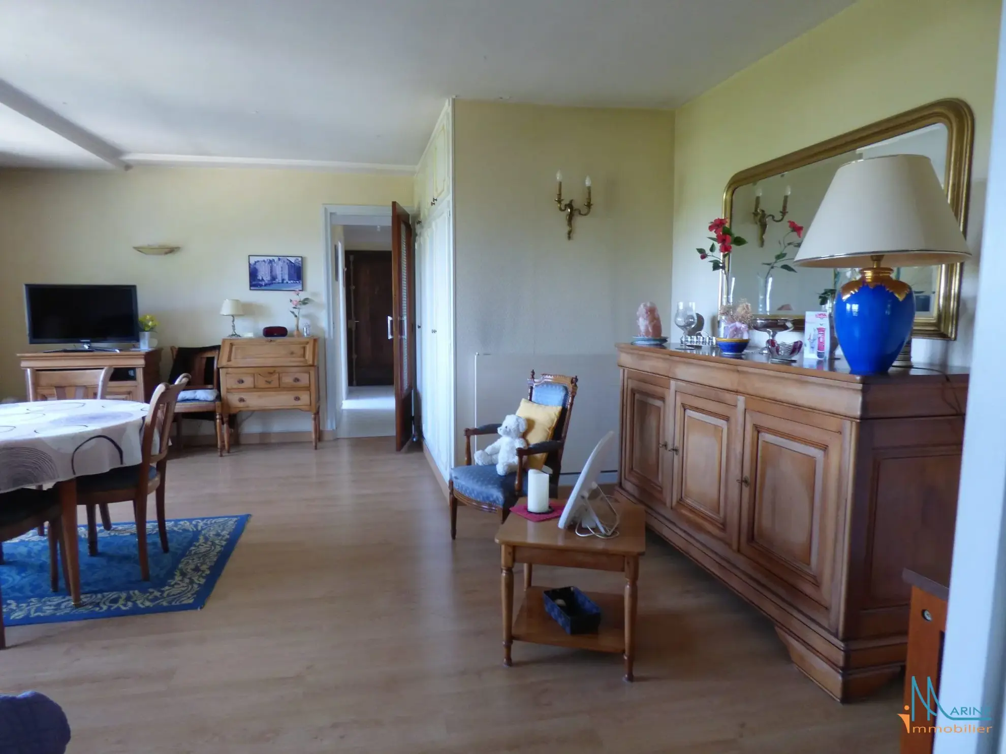 Appartement 3 pièces lumineux proche Dieppe avec garage et cave 