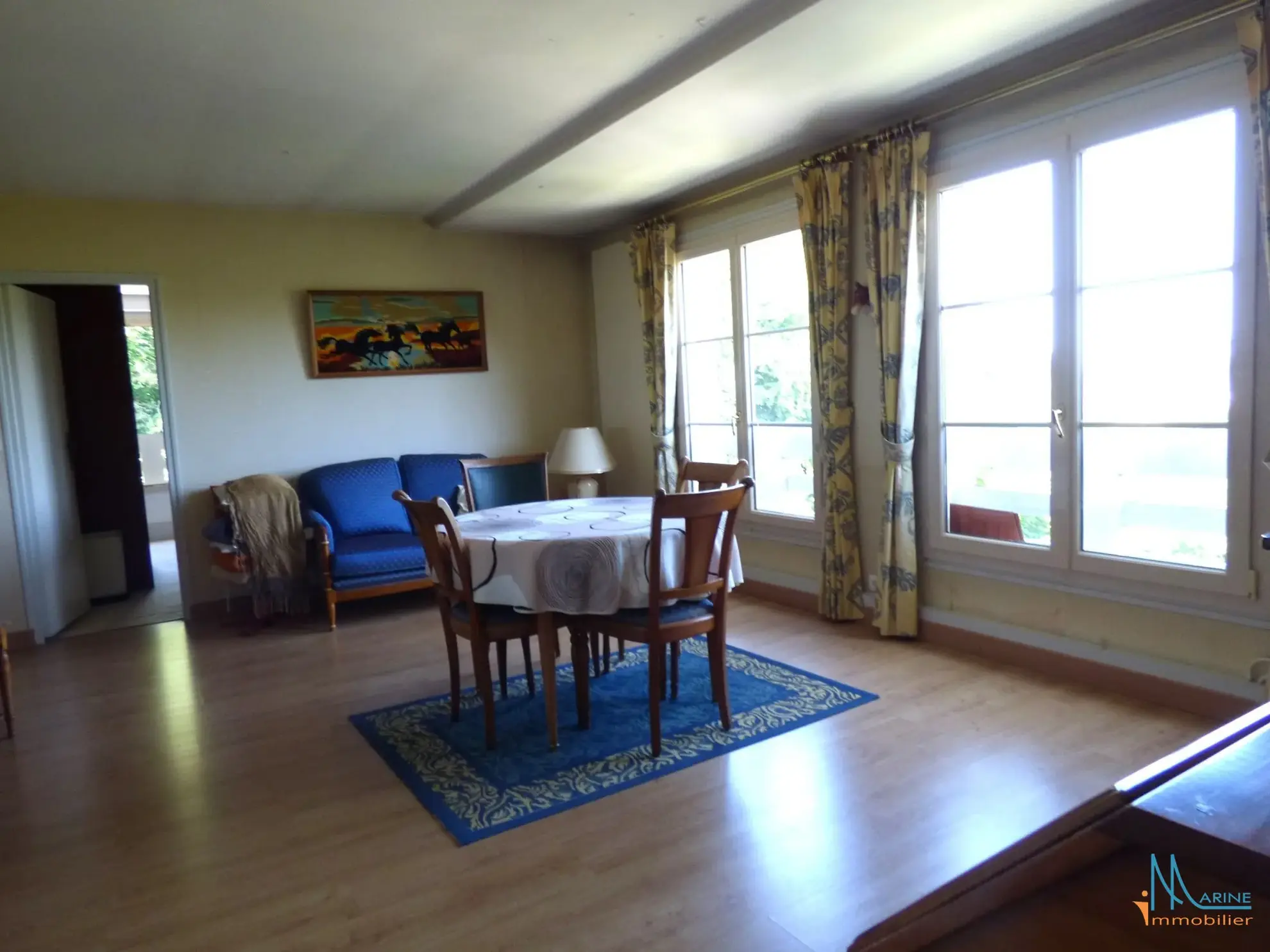 Appartement 3 pièces lumineux proche Dieppe avec garage et cave 