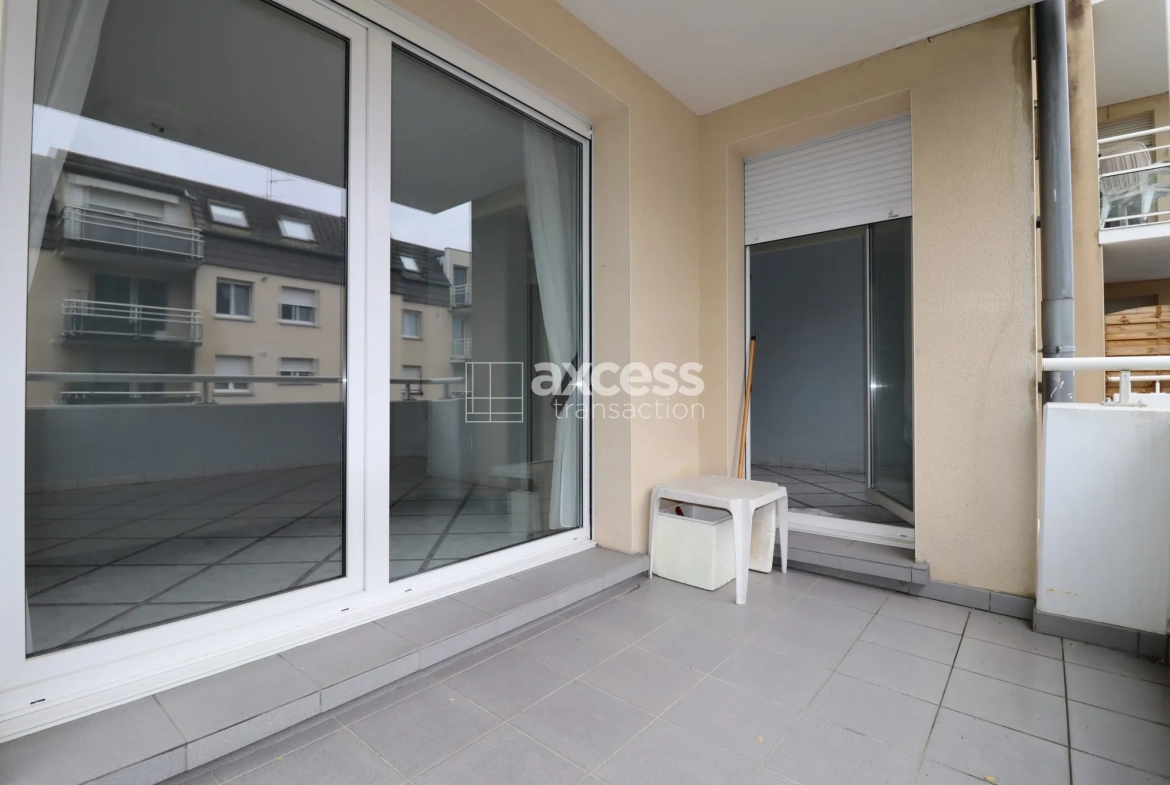Bel appartement 3/4 pièces avec terrasse et garage à Soufflenheim 