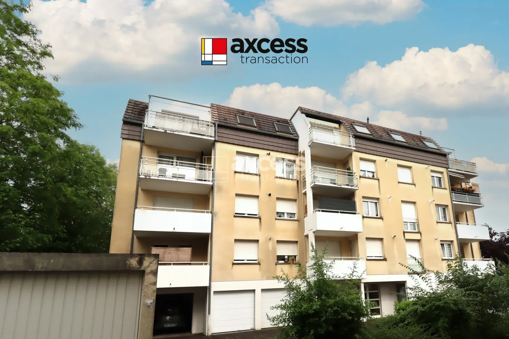 Bel appartement 3/4 pièces avec terrasse et garage à Soufflenheim 