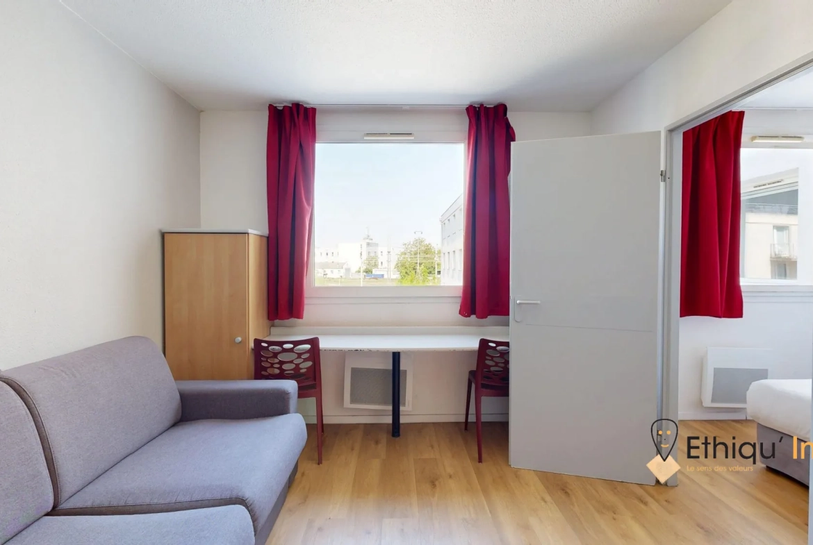 Appartement F2 à Strasbourg avec ascenseur et emplacement idéal 