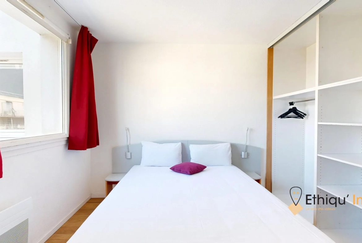 Appartement F2 à Strasbourg avec ascenseur et emplacement idéal 