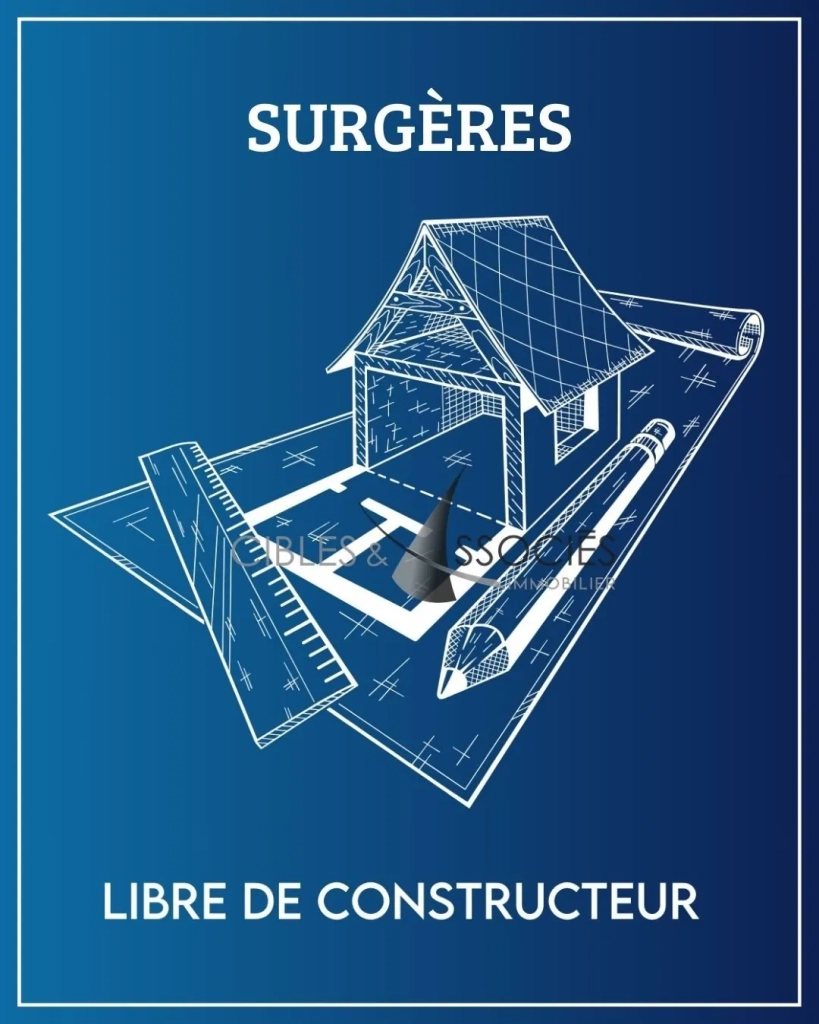 Terrain constructible de 501m² à Surgères - Lié à proximité du centre-ville