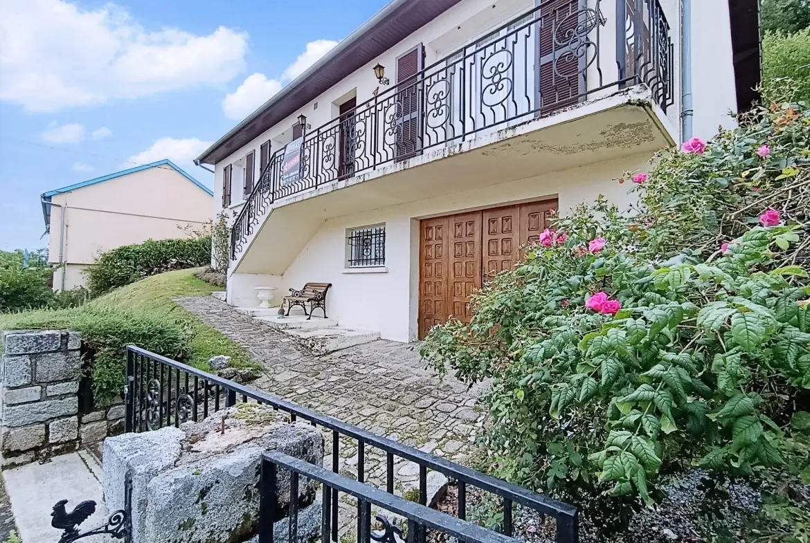 Vente de pavillon 4 chambres avec jardin à Aubusson 