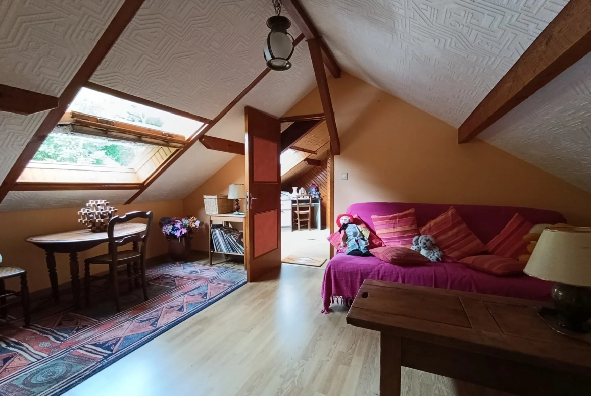 Vente de pavillon 4 chambres avec jardin à Aubusson 