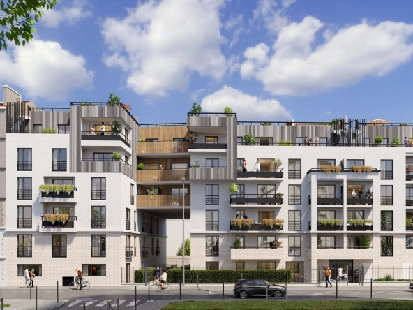 Appartement neuf 2 pièces avec terrasse à Colombes - Livraison 2027